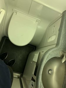 baño en los aviones de Ryanair