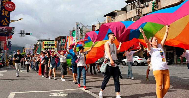 barrio LGBT en Taipei