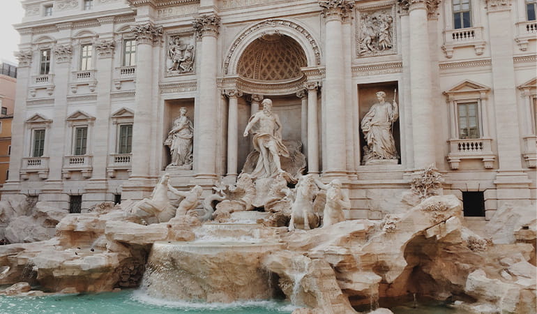 Fontana di Trevi, uno de los lugares que ver en Roma