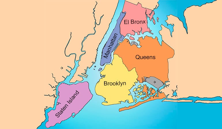 distritos donde alojarse en Nueva York