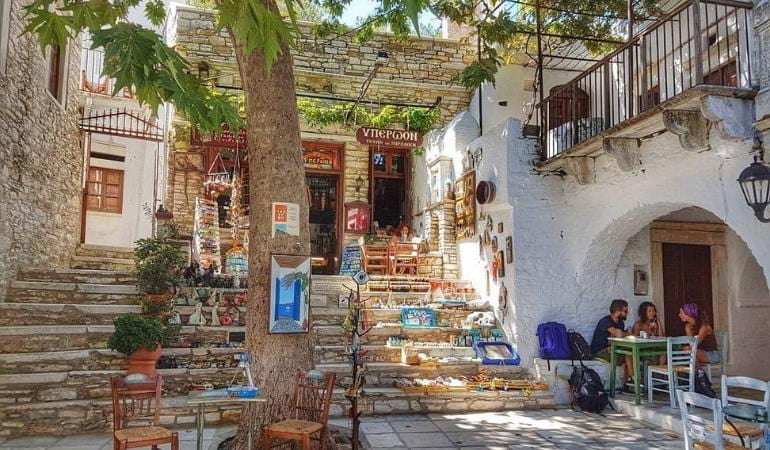 Apeiranthos, uno de los pueblos que ver en Naxos