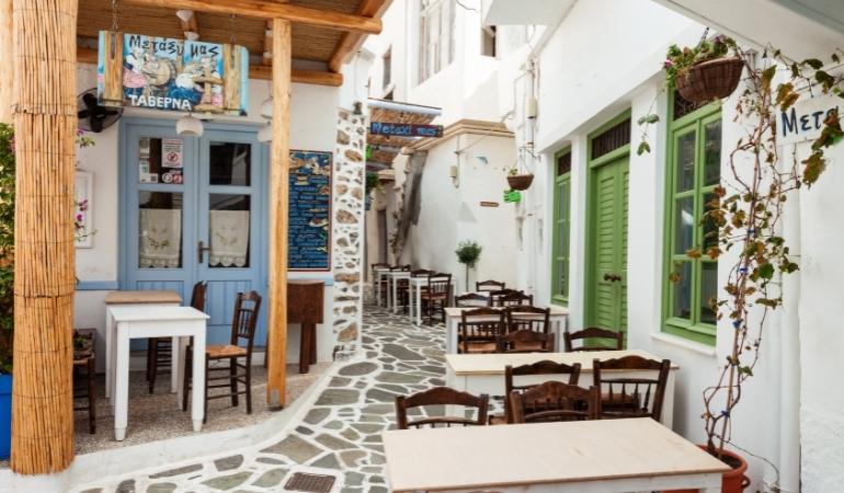 Hora, uno de los lugares que ver en Naxos
