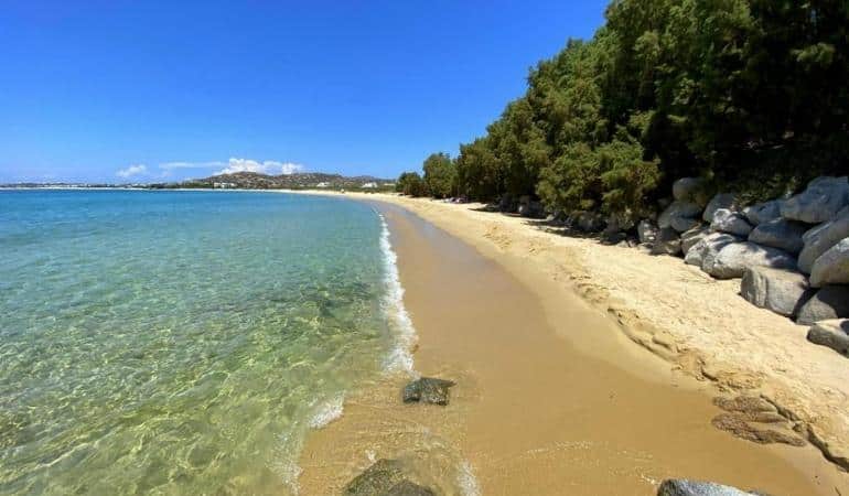 Orkos, una de las playas de Naxos