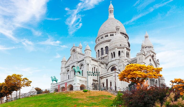 Basílica del Sagrado Corazón, uno de los lugares que ver en París